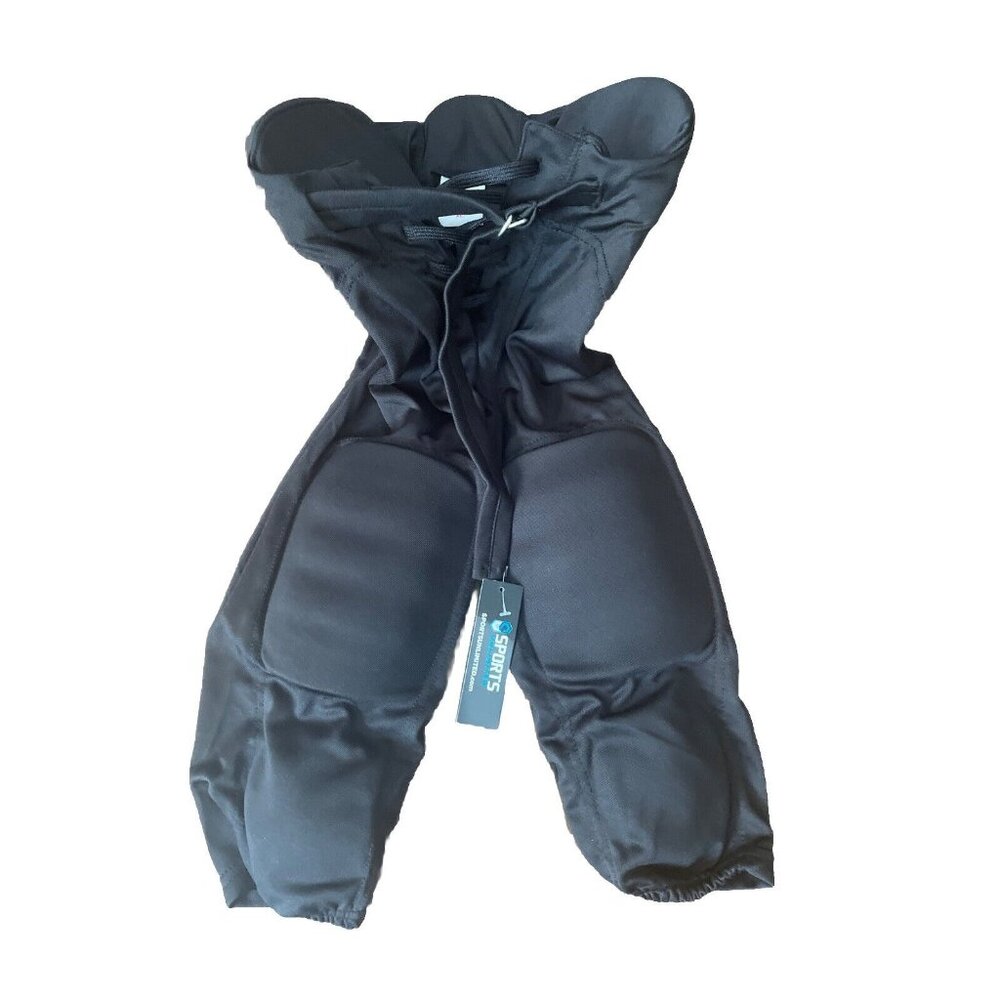 Sports Unlimited Youth XL Padded Football Pants Black Athletic NWT